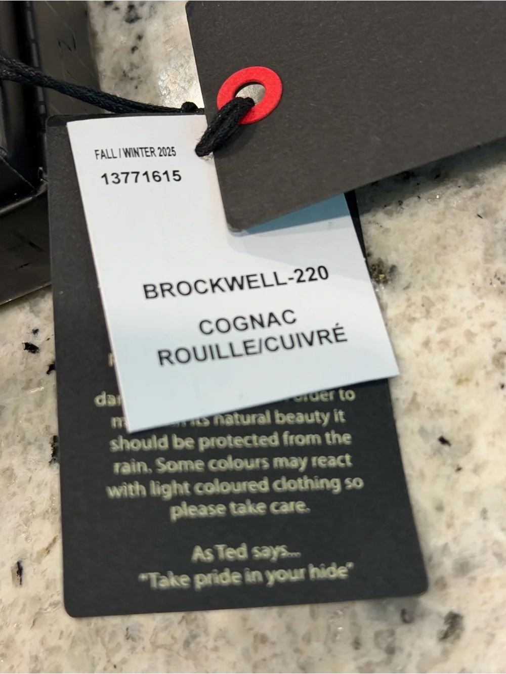 NWT . . .  Ted Baker Brockwell Pebbled Leather Wallet